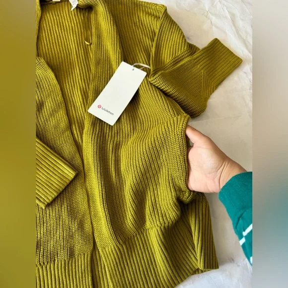 SOLD❤️🔥LULULEMON cashlu sweater wrap cardigan ✨ - Picture 10 of 16